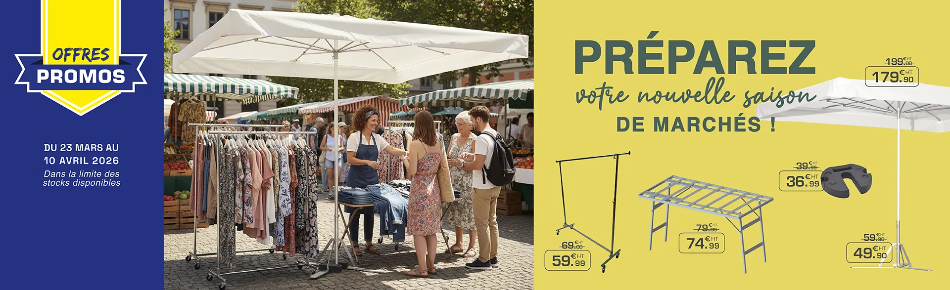 Préparez la saison des marchés